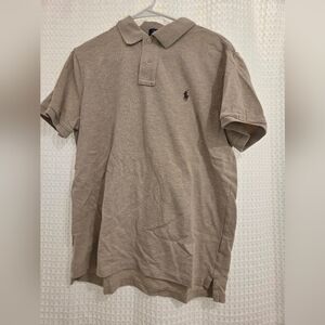 Polo by Ralph Lauren Men's Beige Polo Shirt